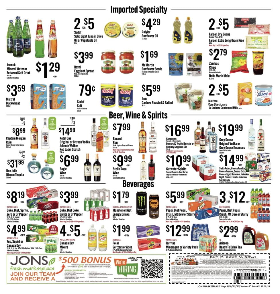 Jons current weekly ad circular