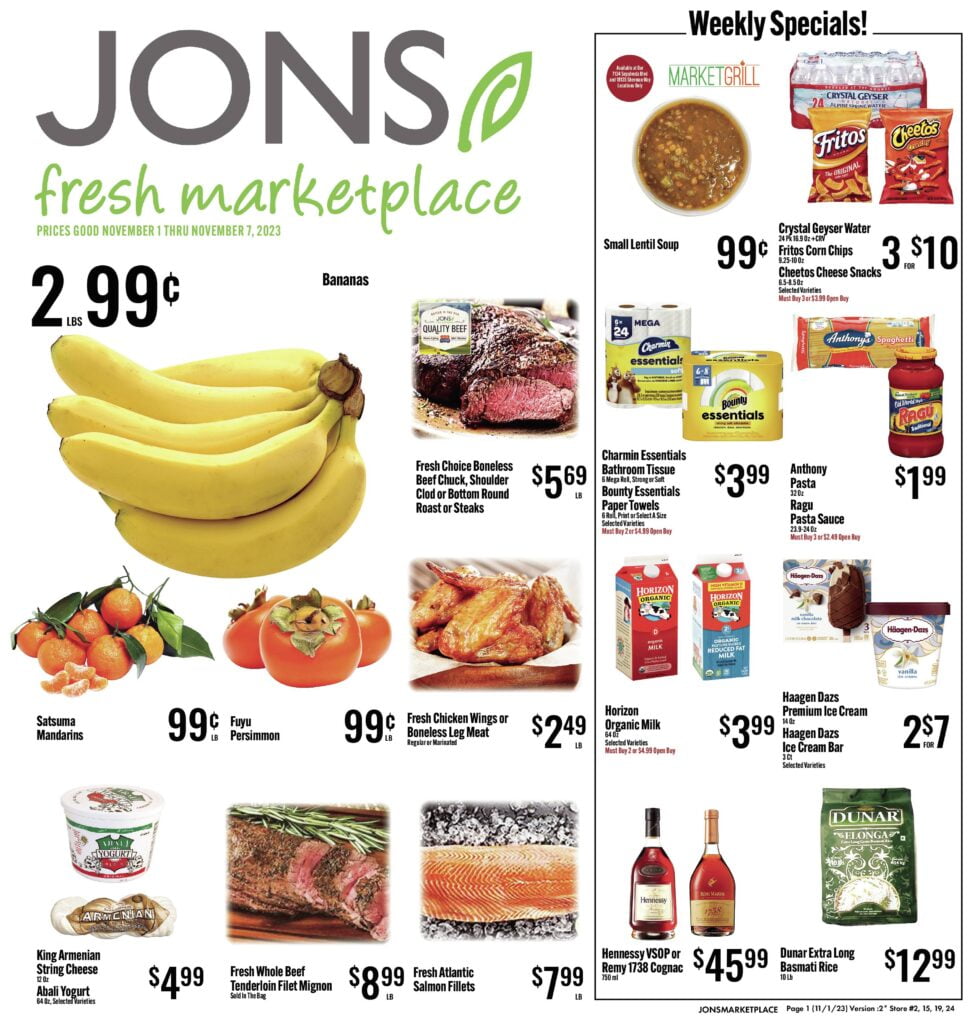 Jon's weekly ad preview