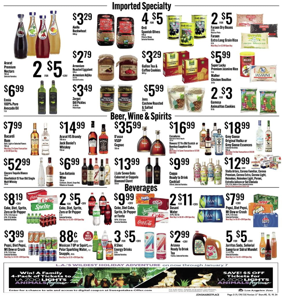 Jons weekly ad circular