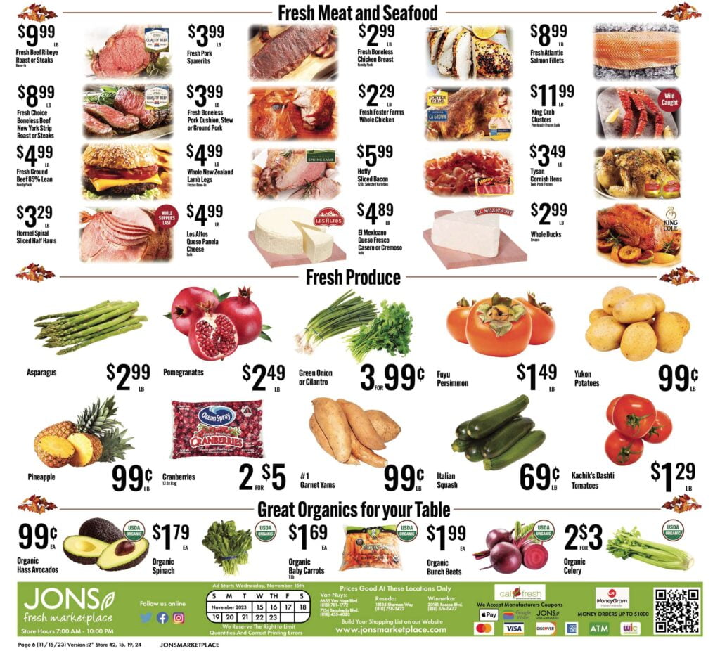 Jons weekly ad deals