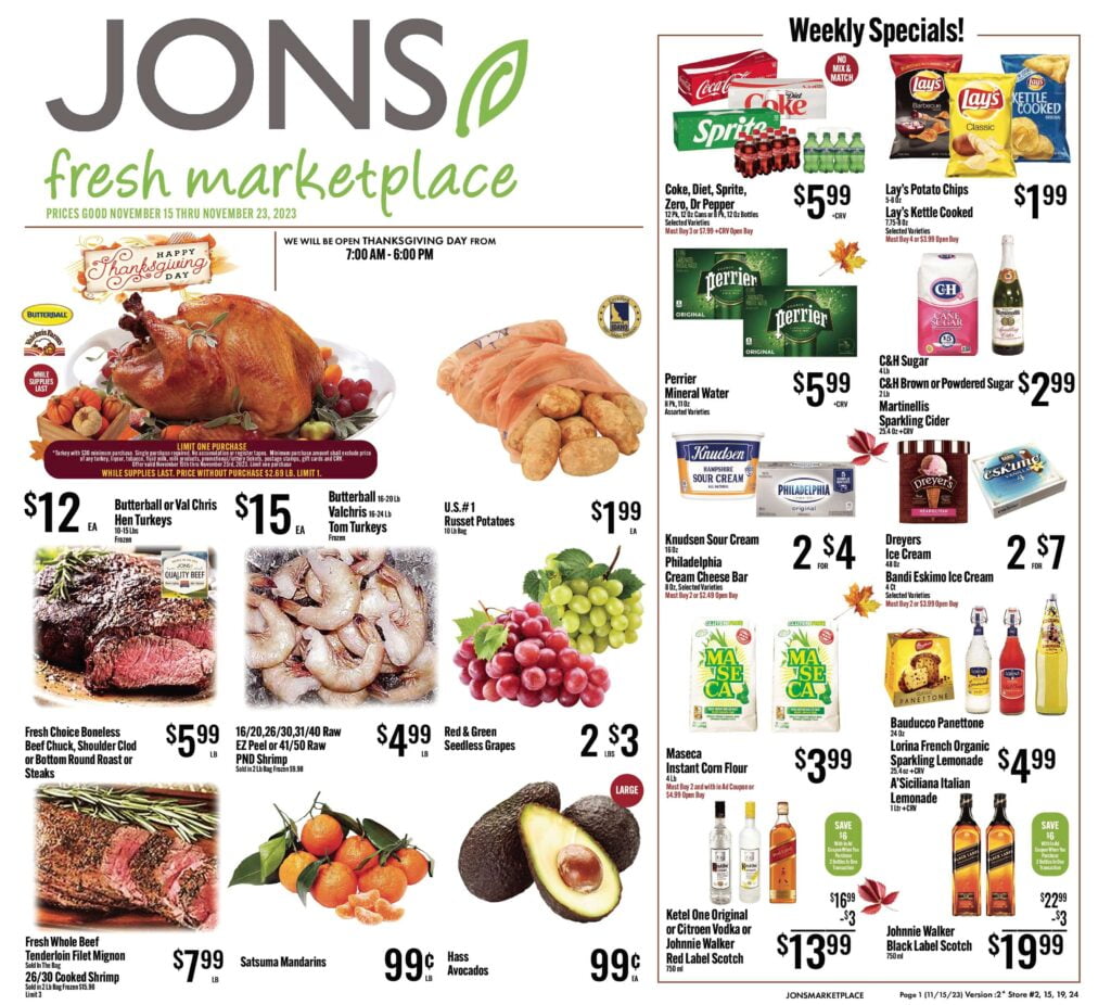 Jons weekly ad preview