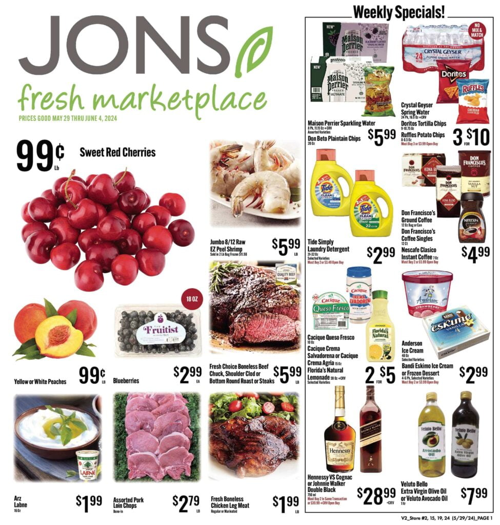 Jon's weekly ad flyer