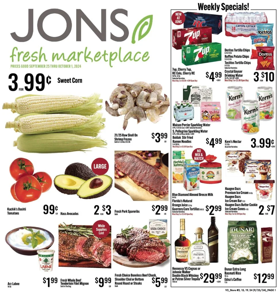 jons weekly ad