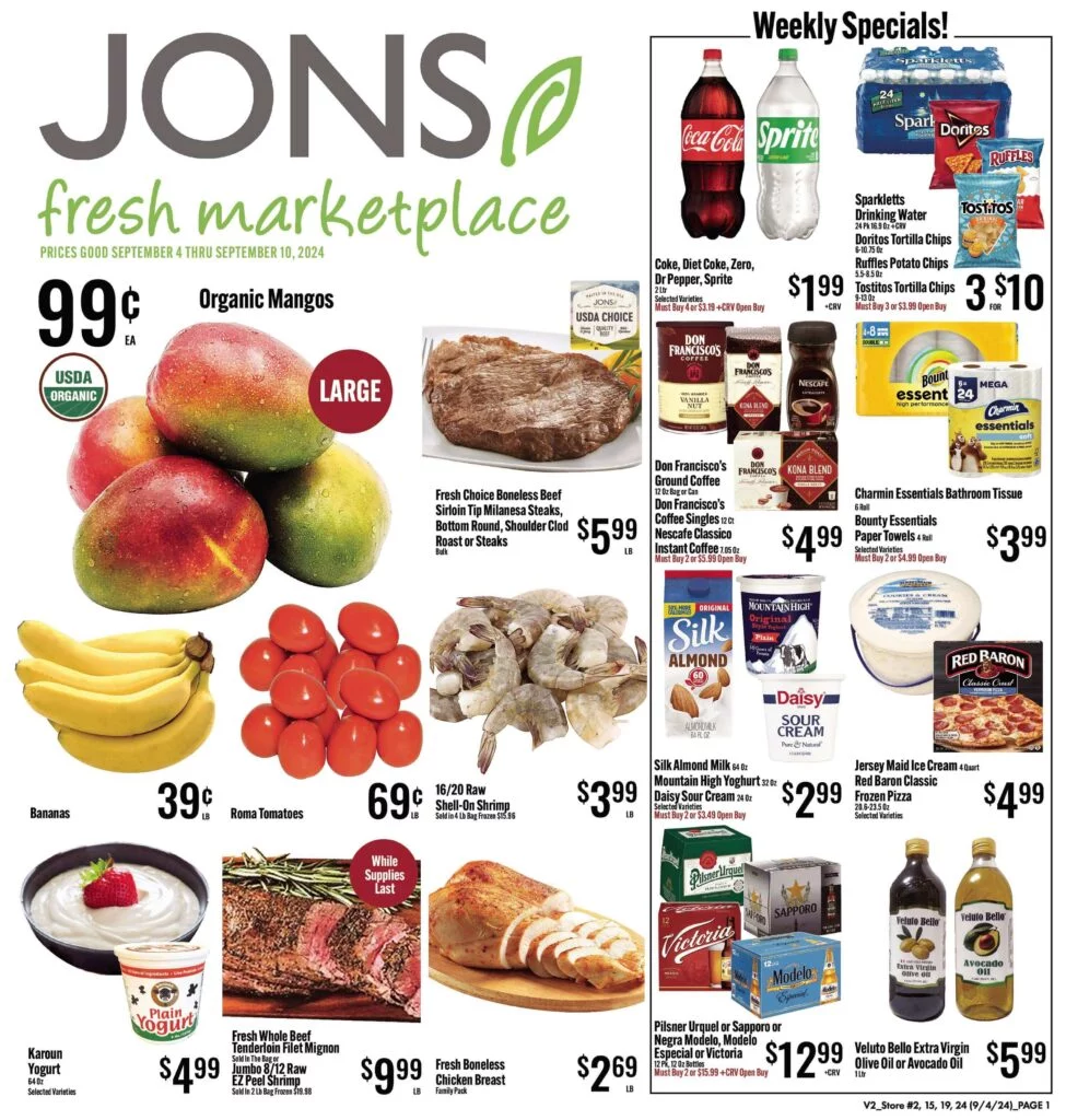 Jon's weekly ad specials