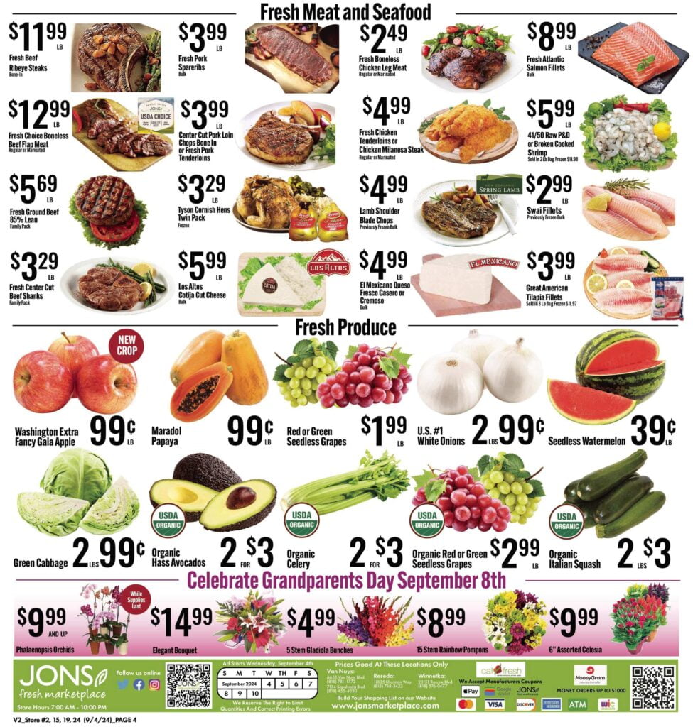 Jon's weekly ad specials