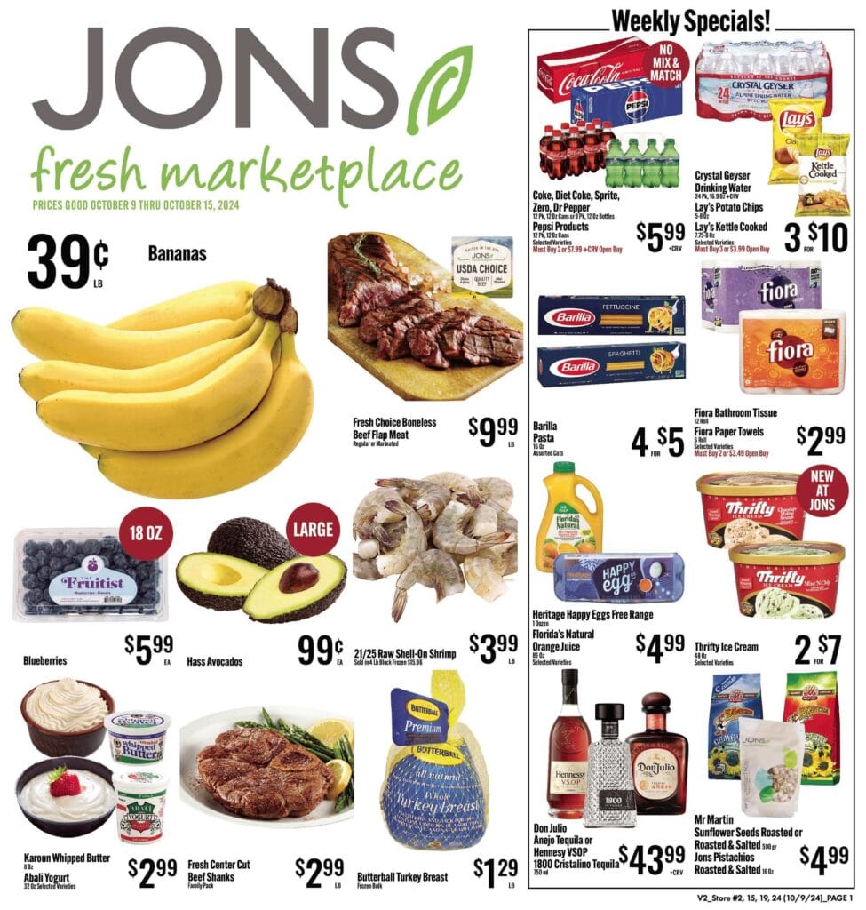 jons weekly ad flyer