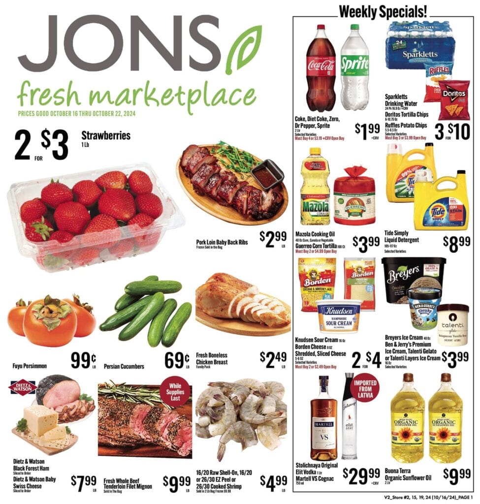 jons weekly ad flyer