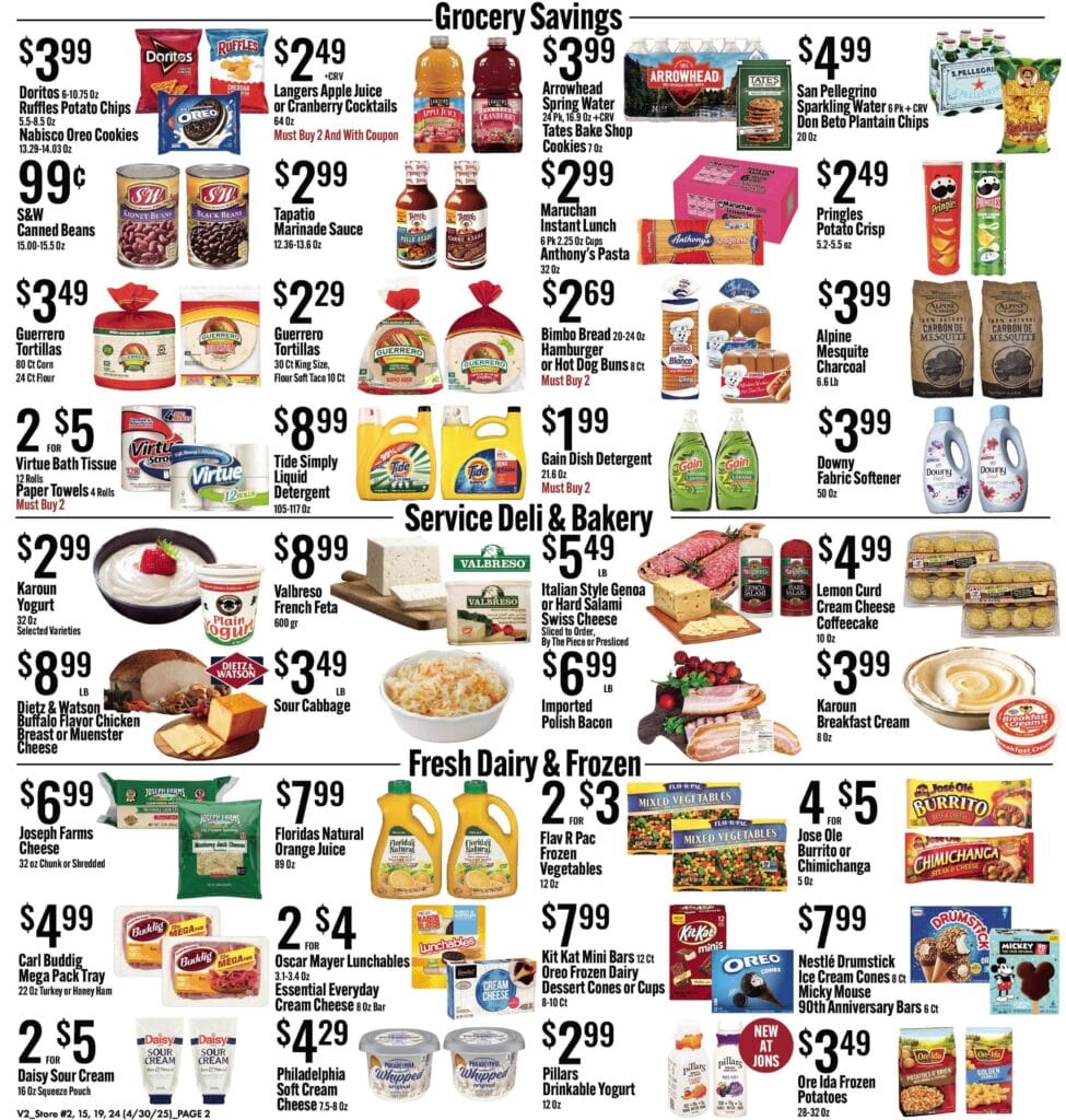 2 jons market weekly ad
