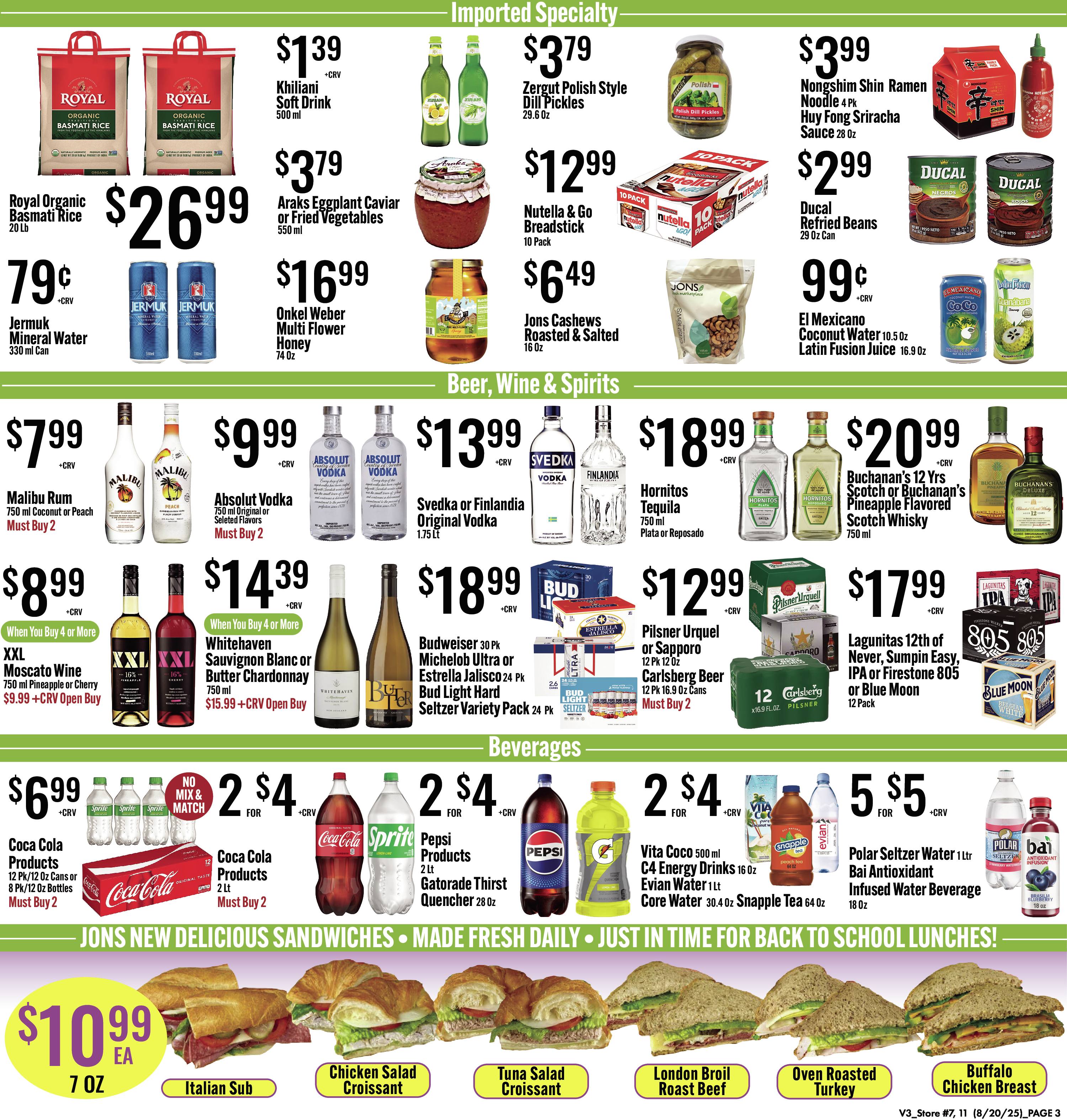 Jons Fresh Marketplace Weekly Ad Page 3