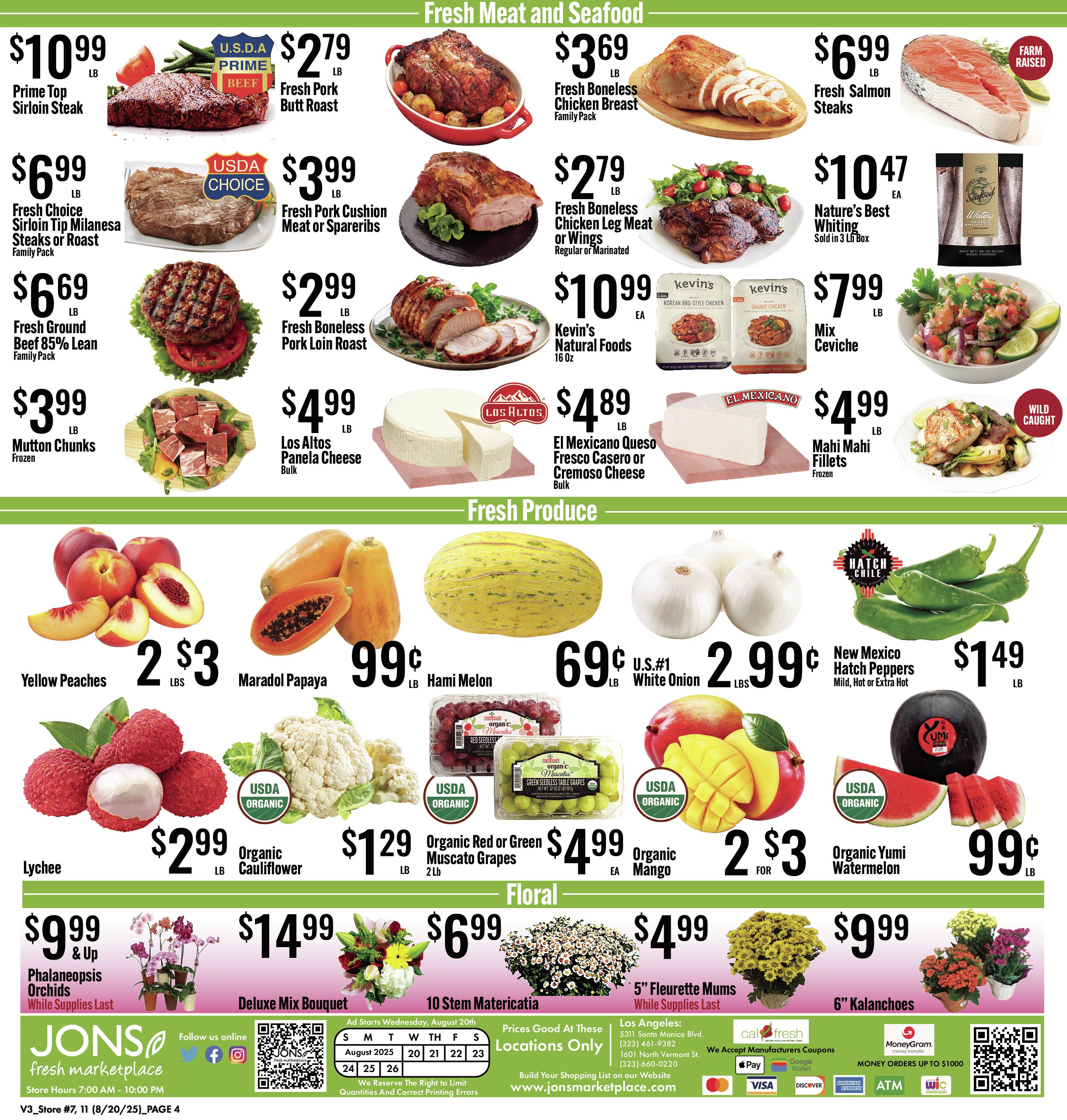Jons Fresh Marketplace Weekly Ad Page 4